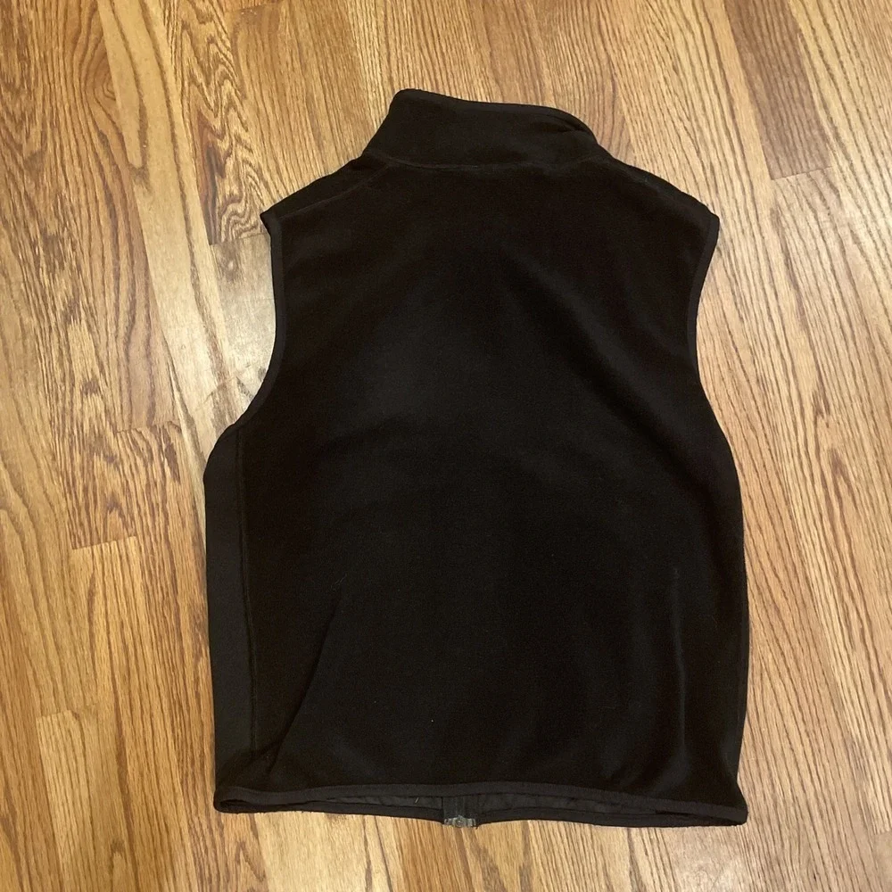 Vintage The North Face Men's Fleece Sweater Vest Made‎ in USA Black Size Medium